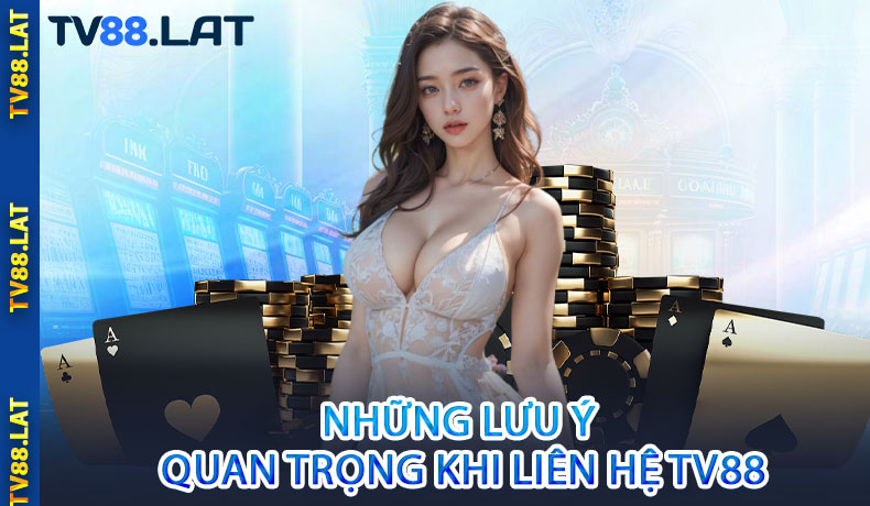 Những lưu ý quan trọng khi liên hệ TV88